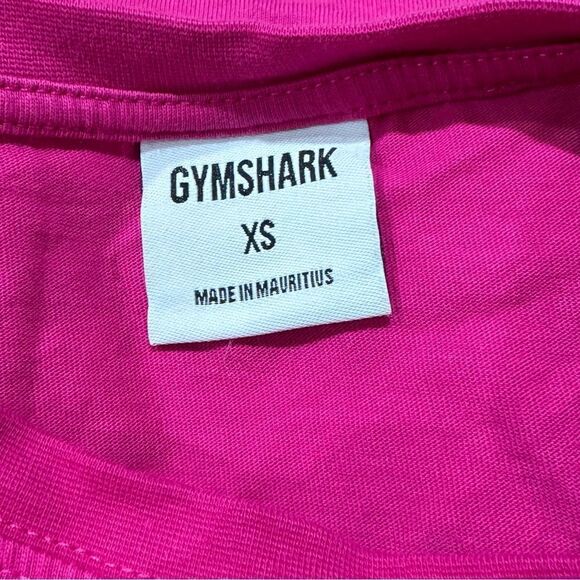 Gymshark Fraction Cropped Tee Shirt Pink Athletic Women’s XS - Picture 4 of 4